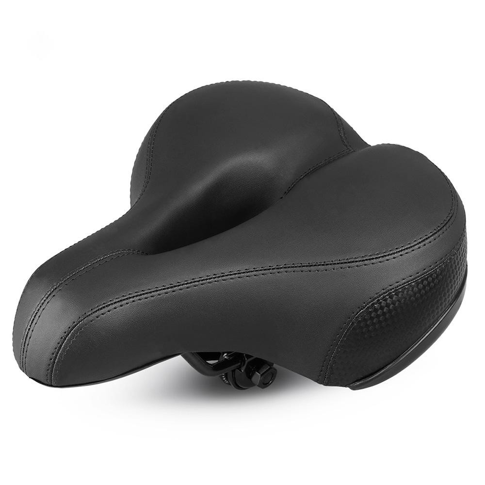 Details about / Comfortable Bicycle Seat Soft Air Cushion Pad Bike Leather Saddle Outdoor Sports