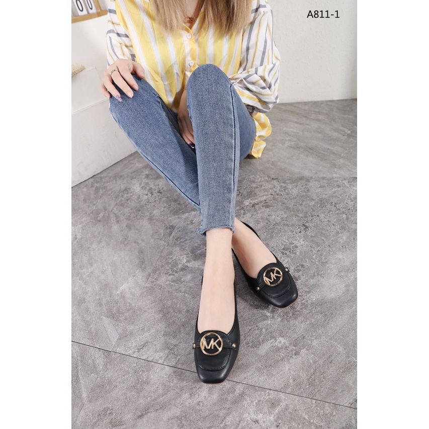 Logo Ballerinas Flat Shoes #A811-1