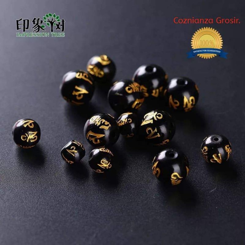 Gelang bahan batu onyx mantra naga bahan gelang hongkong