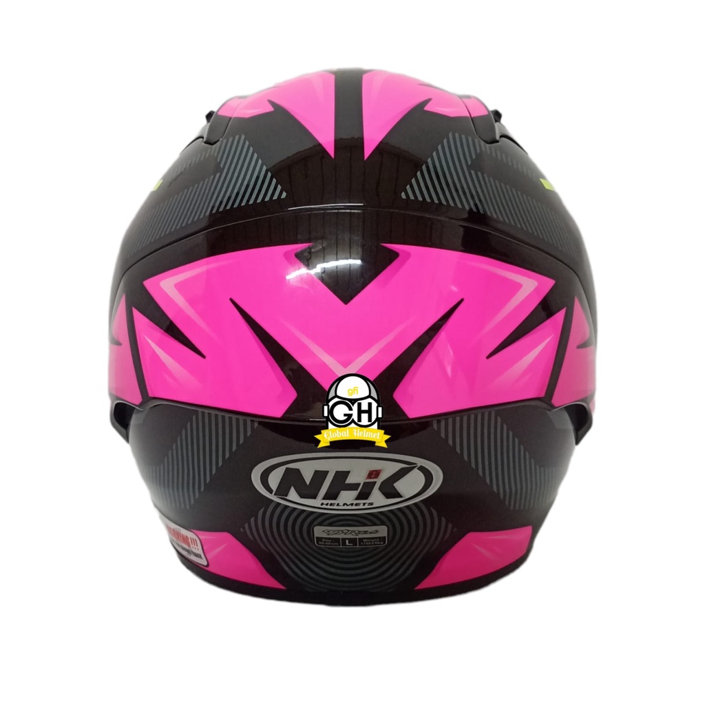 NHK HELM GPR TECH STREET NMS BLACK PINK GLOSSY GP R TECH