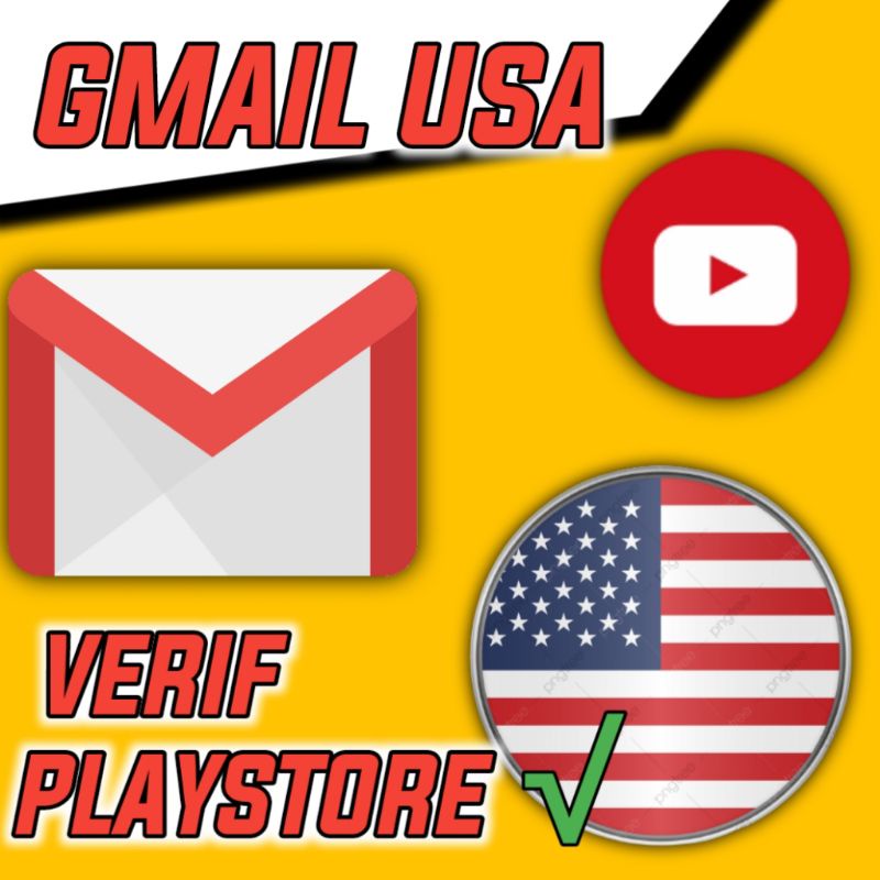 GMAIL USA FRESH NON PVA VERIF PLAYSTORE
