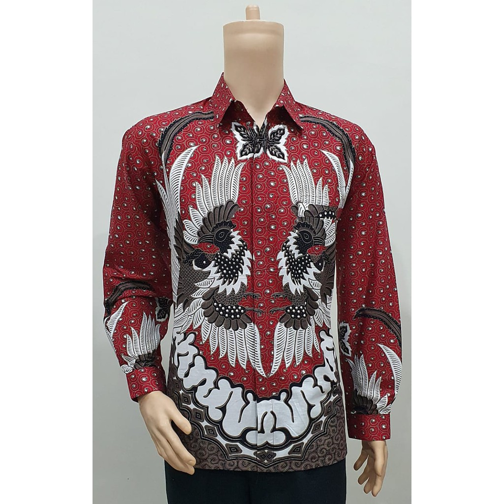 Kemeja Batik Lengan Panjang Garda M-5L