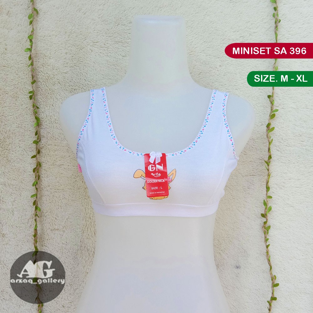 miniset M-XL| bra remaja| BH ABG| sport bra golden nick 396 | Miniset Anak | Pakaian Dalam Anak Perempuan | Miniset | Tangtop Anak