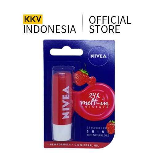 KKV - NIVEA LIP CARE STRAWBERRY SHINE 4.8gr / Lip Balm ...