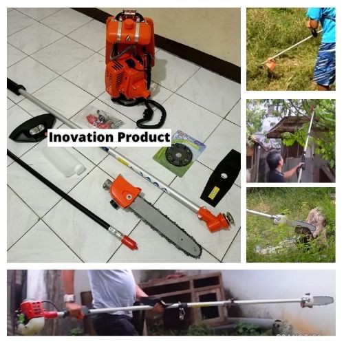 Mesin Potong Rumput dan Kayu Chainsaw 2 in 1 Serbaguna 114110