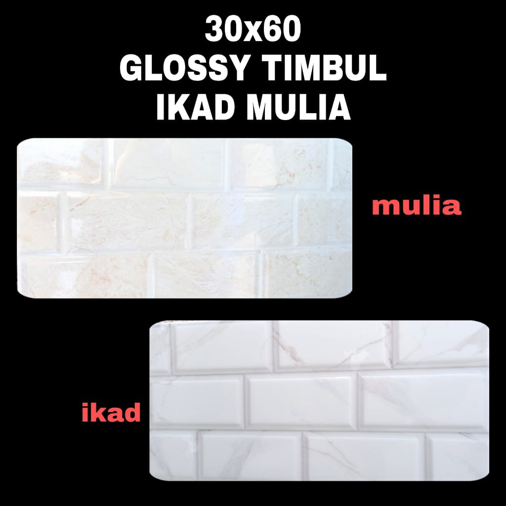 iNstansday- KERAMIK DINDING 30X60 BEVEL PUTIH GLOSSY MOTIF MARMER-KERAMIK DINDING DAPUR BATA KILAP