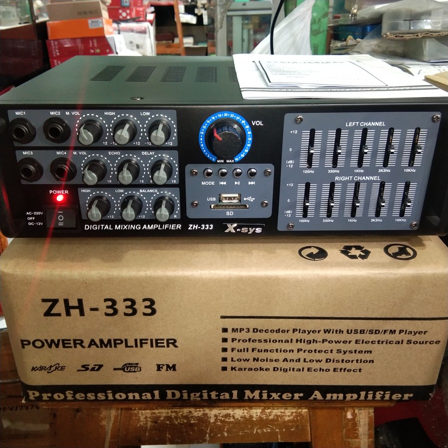 amplifier ampli x-sys ZH 333/zh333 usb bluetooth