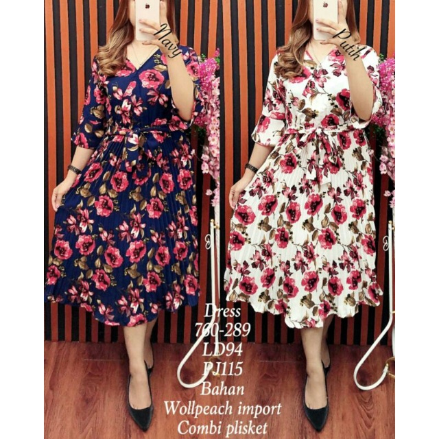 Dres 760289/Wollpeach Import combi Plisket