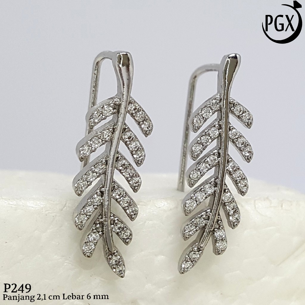 PGX Anting Panjang Korea Xuping Lapis Emas Aksesoris Perhiasan Premium - P249