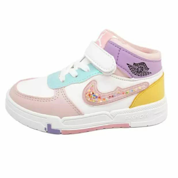 Sepatu Sneakers Anak Perempuan Led Termurah Ootd Terlaris Cod K1V3 Model Terbuka Premium Quality Cow