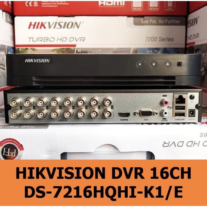 DVR HIKVISION 16CHANNEL UP TO 4MP HD TURBO