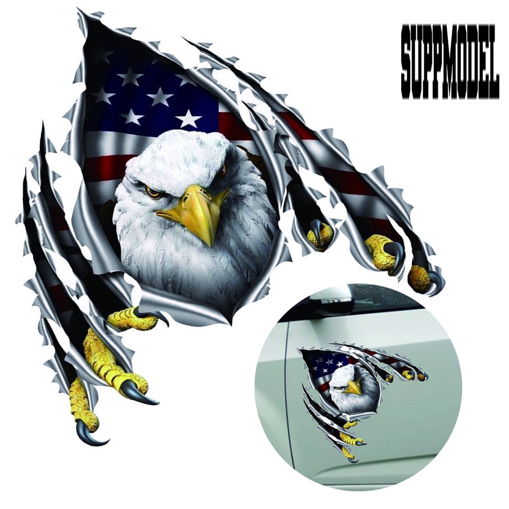 AMERICAN EAGLE Stiker Decal Vinyl Motif Elang Amerika Untuk Dekorasi Van