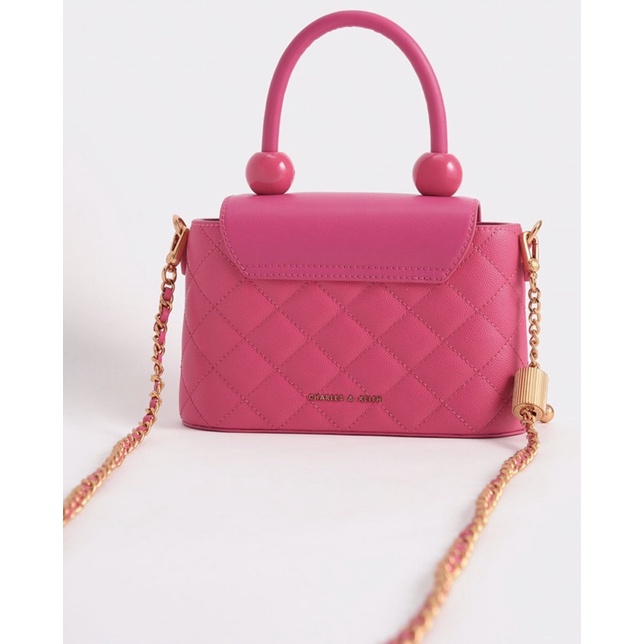 C Top Handle Quilted Bag