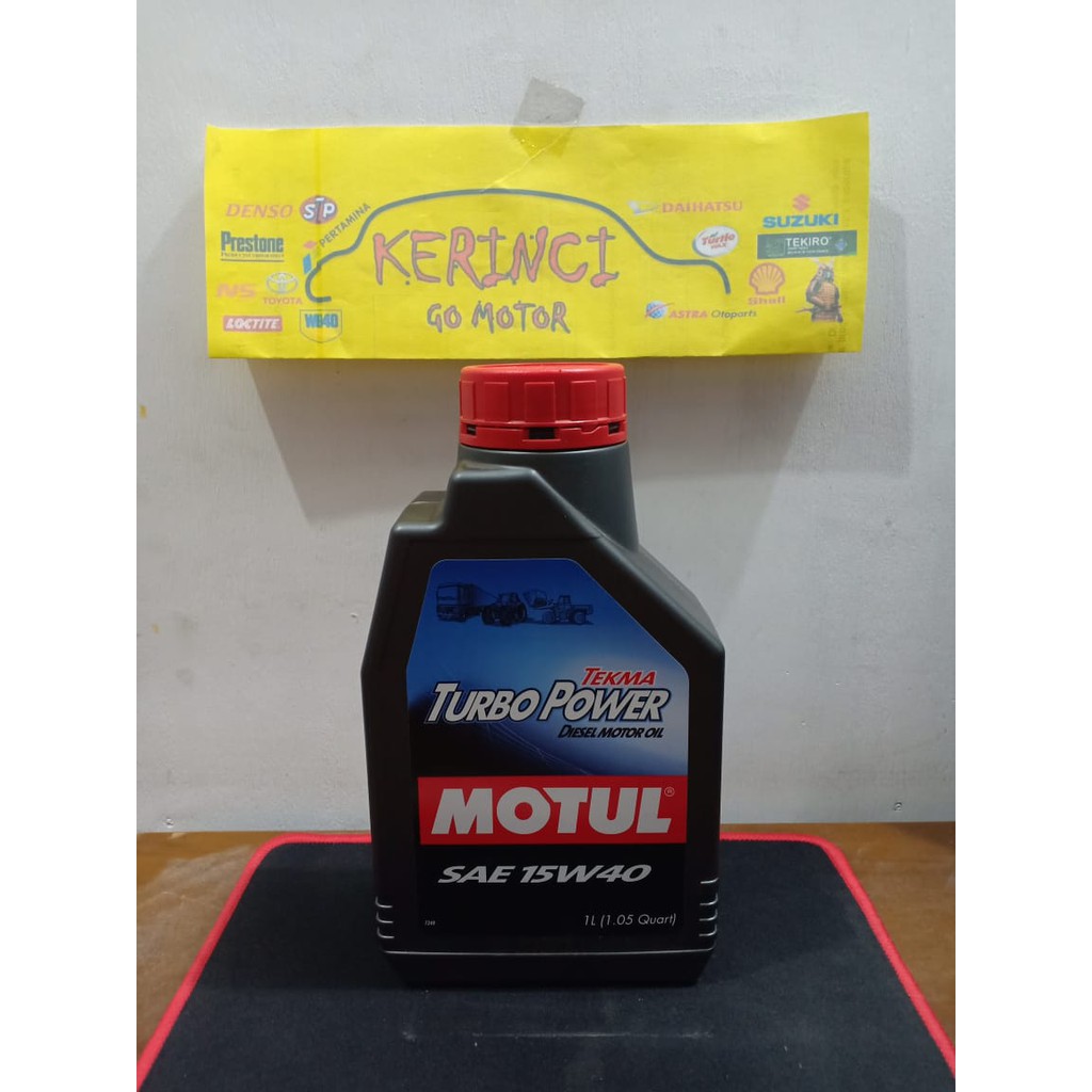 OLI MOTUL TEKMA TURBO POWER DIESEL MOTOR 15W40 1L - OLI MOBIL DIESEL