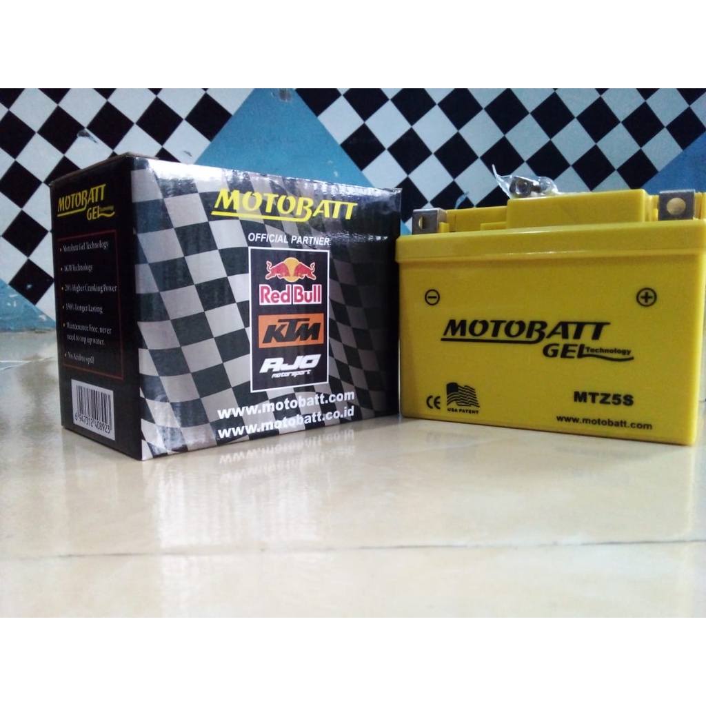 AKI MOTOR MOTOBATT MTZ5S AKI KERING SUZUKI SHOGUN 125 SP ORIGINAL