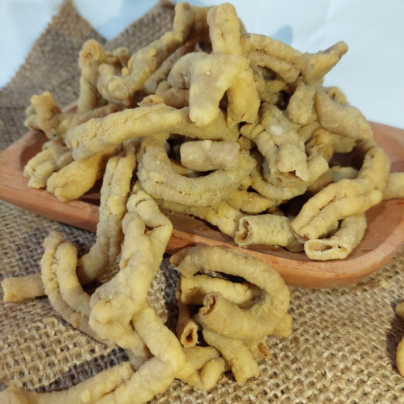 KRIPIK USUS 250gr/ USUS KRISPY  ORIGINAL 250g/ CAMILAN ENAK / SNACK MURAH / ALMA.SNACK