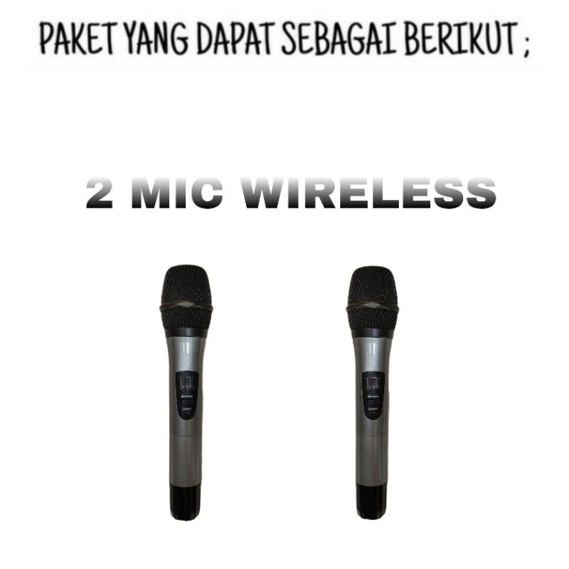 Paket Karaoke Speaker BMB KG-511 - Ampli Mixer - Mic Wireless Komplit Cocok Pakai di Cafe / Restoran