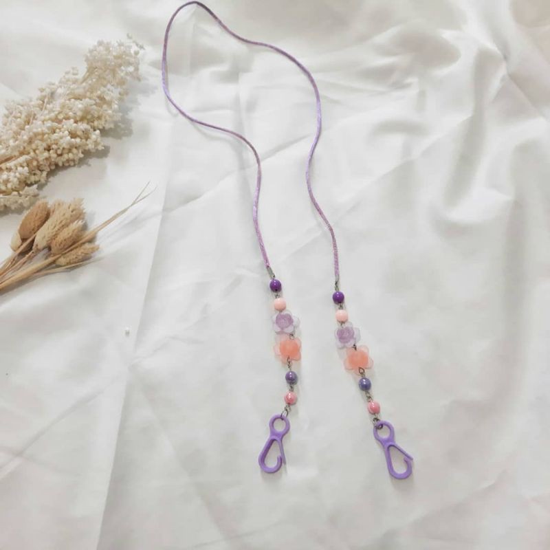 strap masker/tali masker/masker chain/rantai masker/konektor masker hijab/rantai masker hijab
