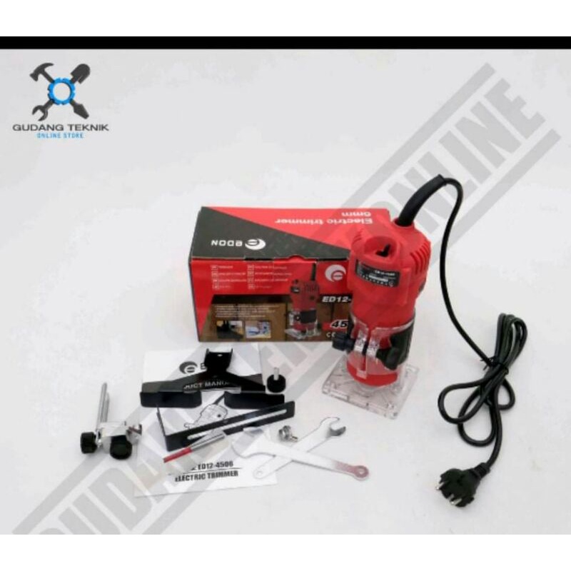 Mesin Profil Kayu Edon ED12-4506 - Mesin Trimmer Electric Trimmer 6mm Edon murah dan berkualitas