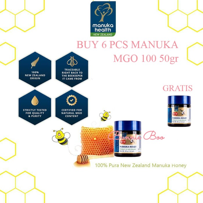 

Madu Manuka MGO 100 50GR