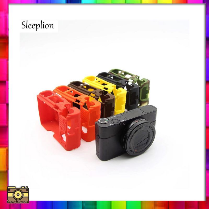 kamera Mirrorless Sleeplion Soft Silicone Rubber Case For Sony RX100III RX100IV/IIV Protective Body