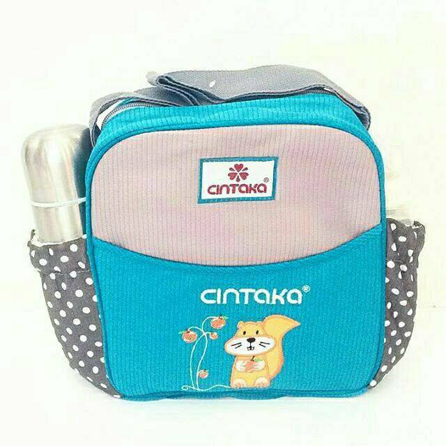 Cintaka Tas Bayi Kecil/ Saku Bordir Polkadot/ tas bayi