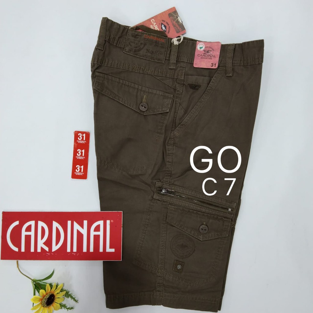 gos 31-KPL 1 CARDINAL KEMPOL CASUAL Celana Pendek Cowok Celana Kempol Fashion Pria Brand Kekinian