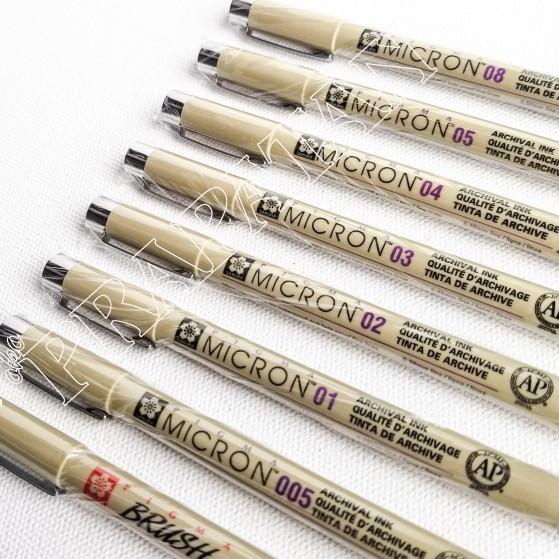 

✴ Sakura Pigma micron pen 0.1, 0.2, 0.3, 0.4, 0.5, 0.8 - 02 ♥
