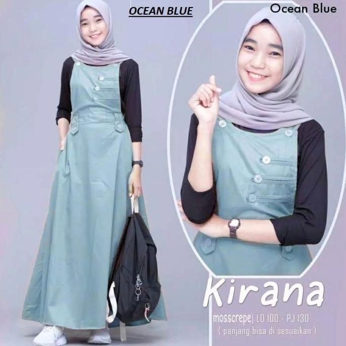 Gamis terbaru 2021 termurah KIRANA DRESS Gamis remaja dewasa kekinian