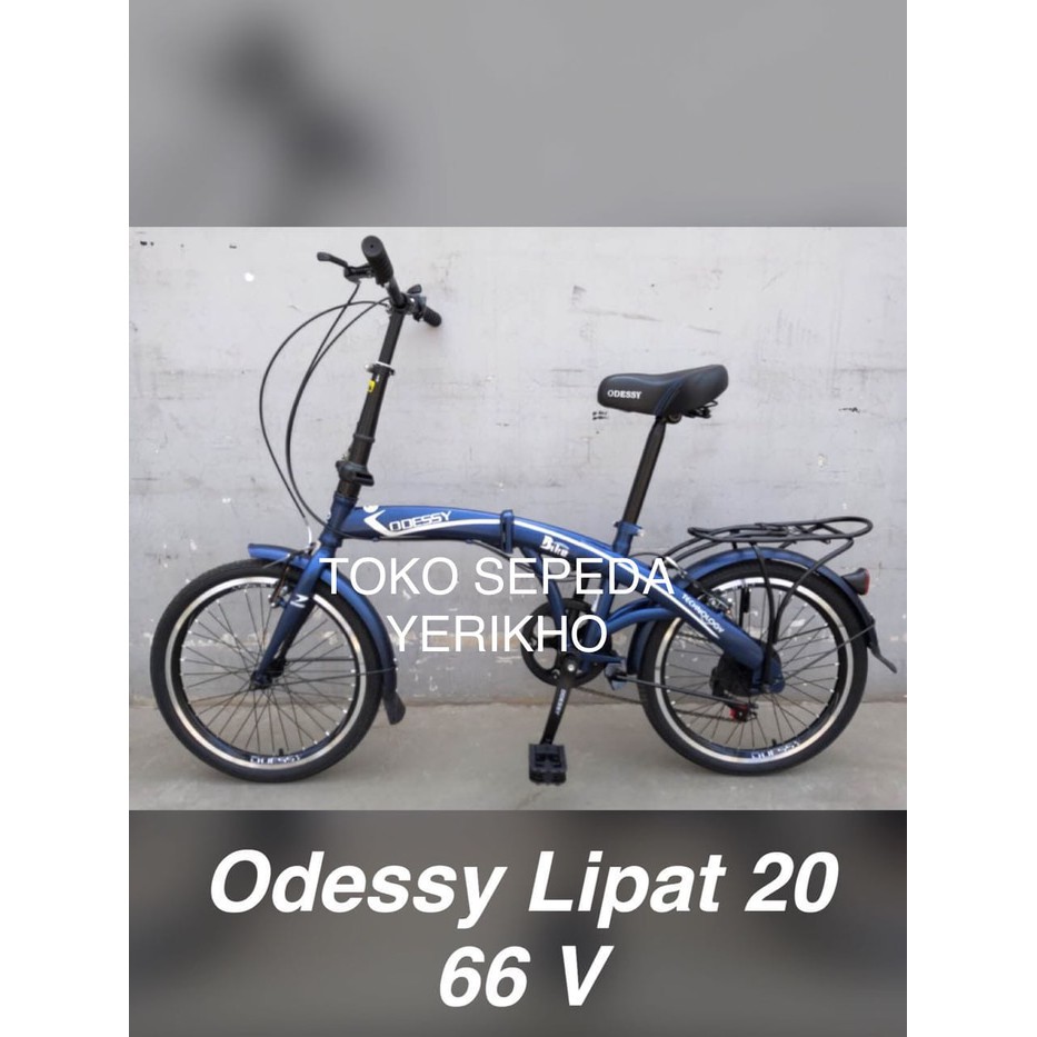 Sepeda Lipat 20 Odessy Shimano 7 Speed Rem V Brake
