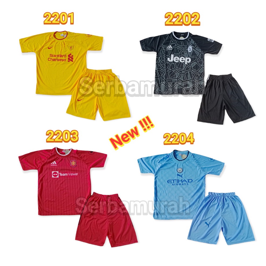 Setelan Jersey anak baju bola anak Jersey setelan baju bola anak