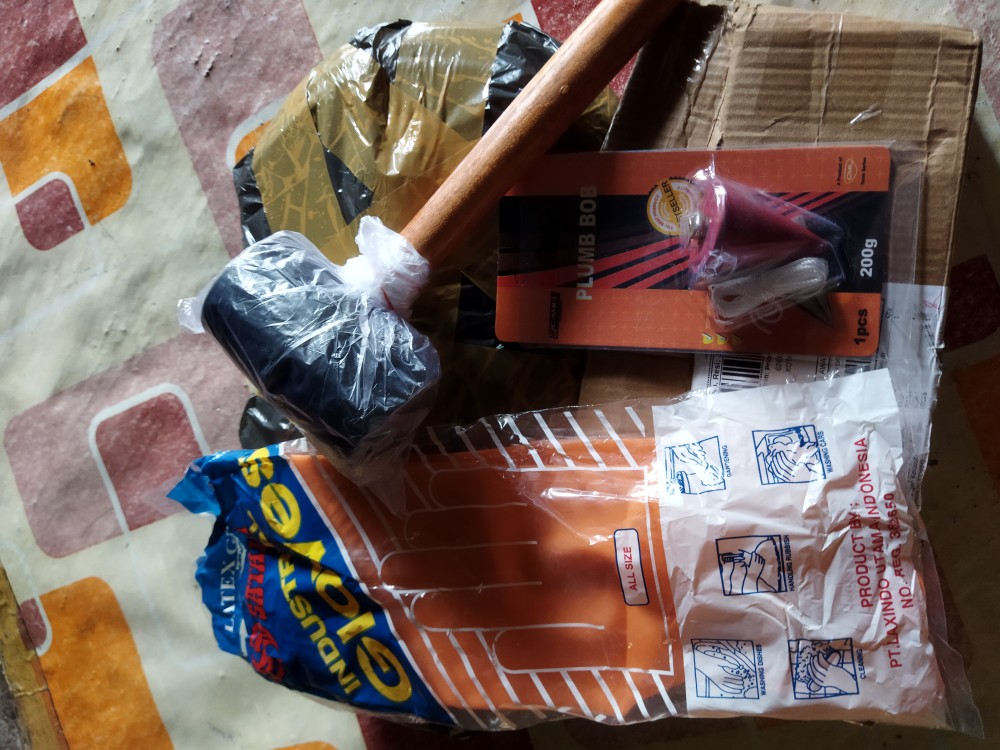 Lot Tukang 200 Camel / Bandul Timbangan Kerucut / Plumb Bob