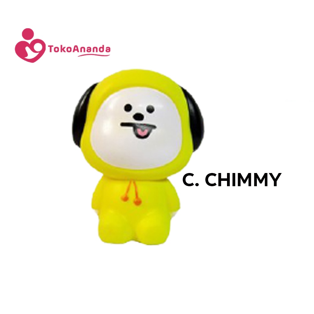 SQ01 - Squishy Karakter BT 21 Tata Cooky Chimmy Koya LOL Surprise 10cm