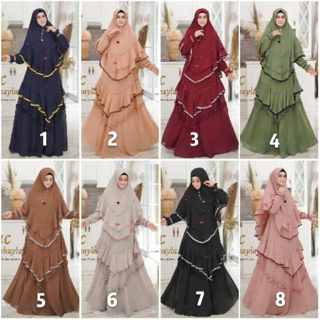 GAMIS CERUTI SET SYAR'I - AZZAHRA SET