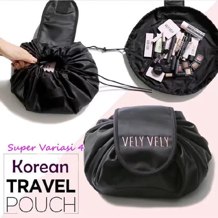 Vely Vely Tas Kosmetik Tas Korea Travel Organizer Bag Doky