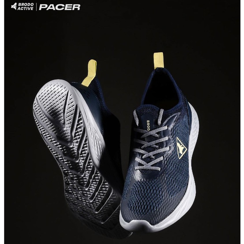 Sepatu Pria Wanita Brodo Active Pacer (Navy/Black/Red/Fullback)-5