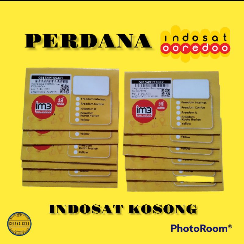 (FLASH SALE) KARTU PERDANA INDOSAT 0K EXP 2023