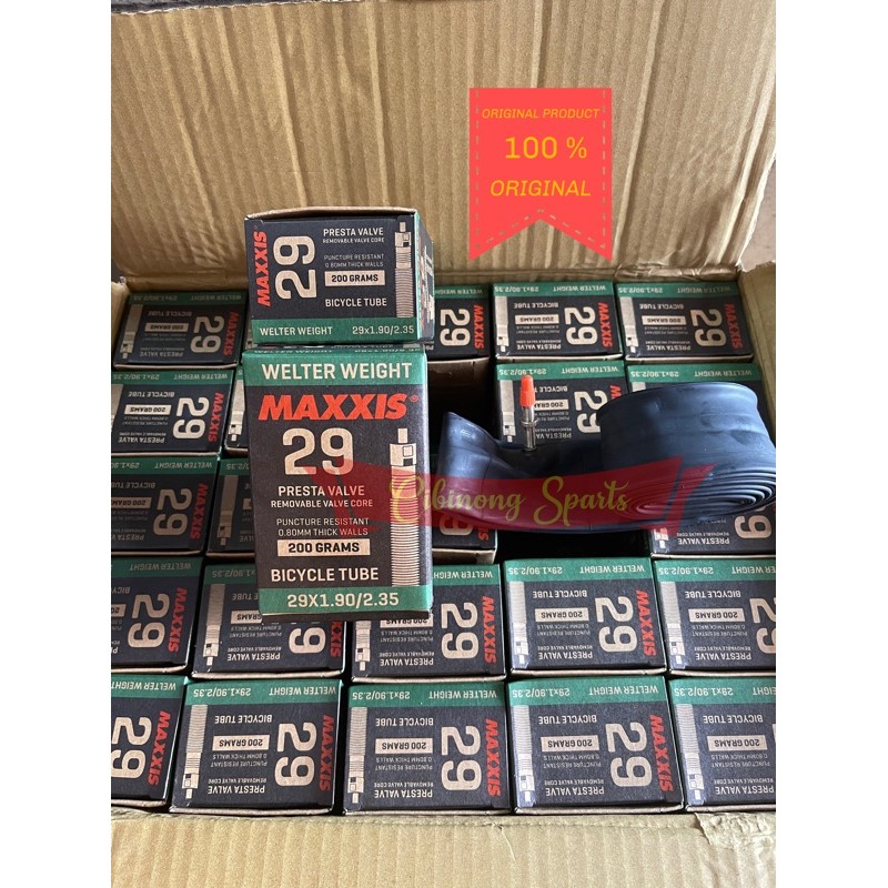 Ban Dalam Sepeda Maxxis 29 x 1.95 -2.35 Pentil Presta 48mm