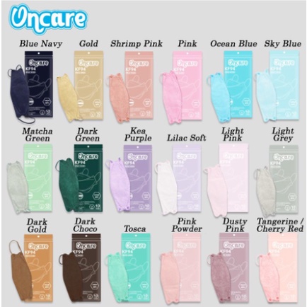 masker kf94 warna warni oncare 4ply isi 10 pcs