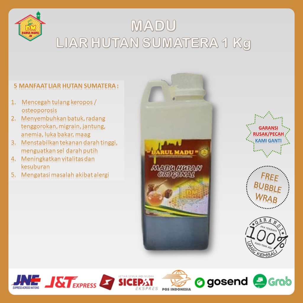 

Darul Madu ~ Madu Hutan Sumatera ~ Apis Dorsata 1Kg