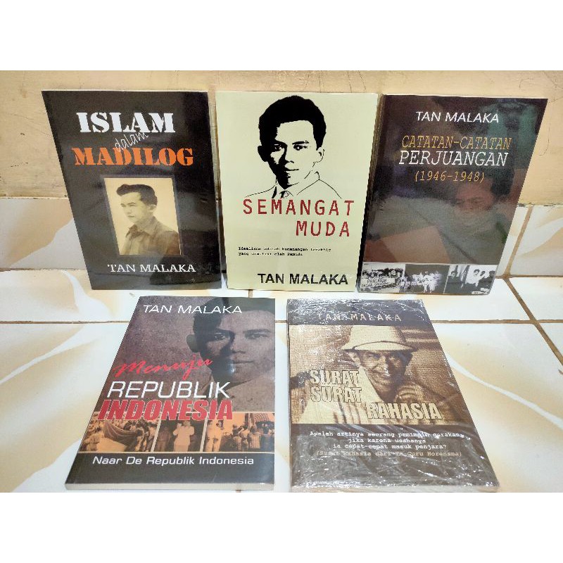 PAKET BUKU TAN MALAKA/BUKU-BUKU TAN MALAKA/IDEALISME TAN MALAKA/PEMIMPIN GERAKAN/REPUBLIK/MADILOG