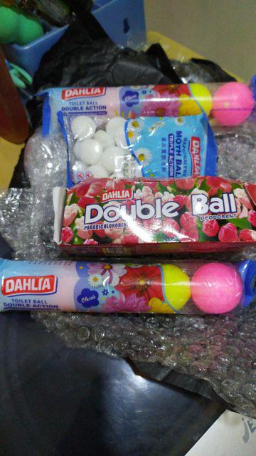 Dahlia Kamper Color Ball Ball [k-27] + Dahlia Kamper Toilet Ball 5 Pcs [k-31] @2 Pcs