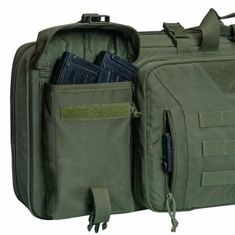 tas airsoftgan 120x30x12cm green army