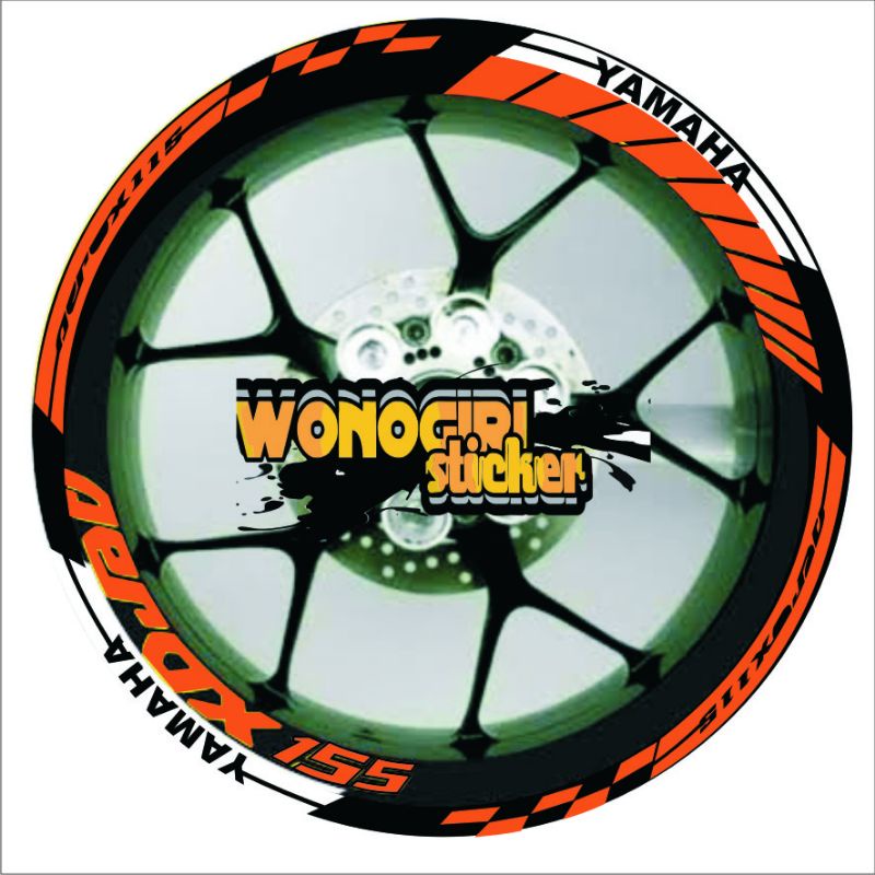 STIKER LIS VELG MOTOR AEROX ALL KODE GM10
