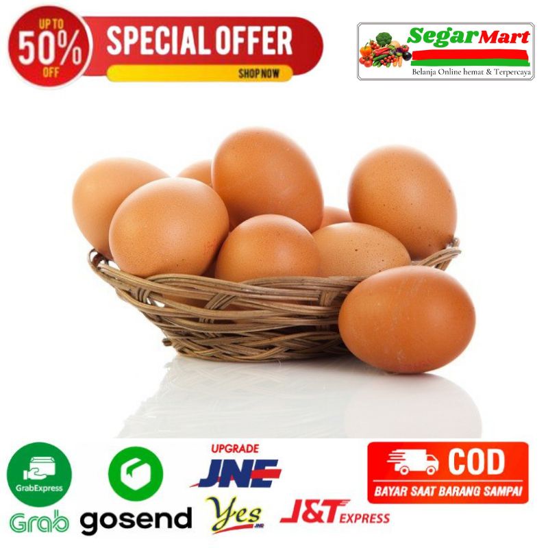 

Telur telor Ayam negeri Super 500 gram sayuran segar Bandung isi 8-10 Pcs