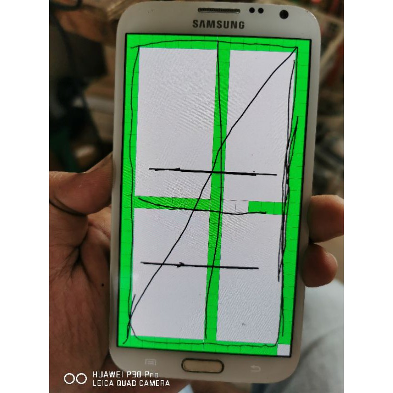 lcd samsung note 2 n7100 original copotan normal
