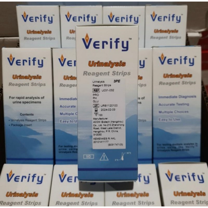 Verify 3p / Verify 10p / Urine Test Verify isi 100 stik