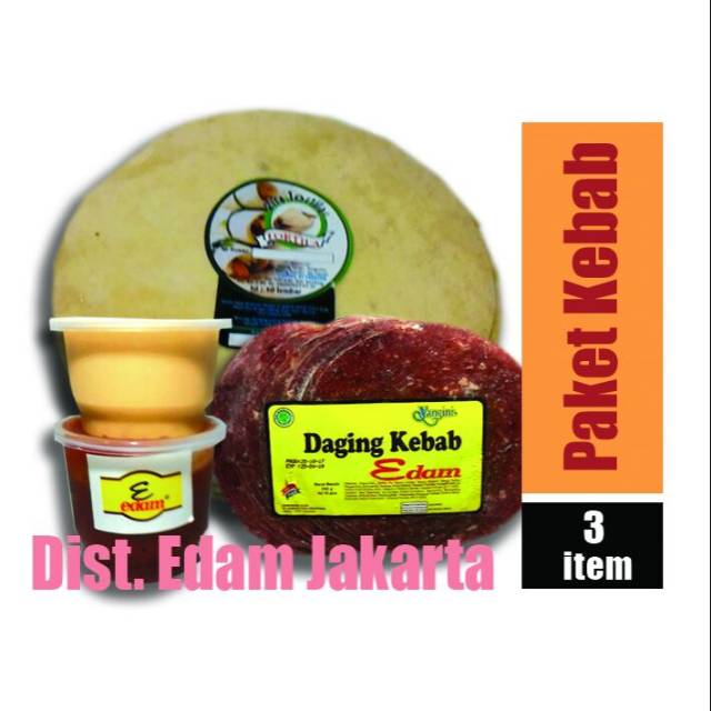 

Paket Kebab Edam Daging Edam