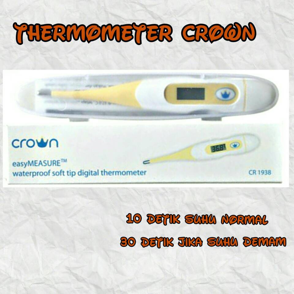 Thermometer Digital Merk Crown - Termometer Digital - Thermometer Anak - Termometer Anak