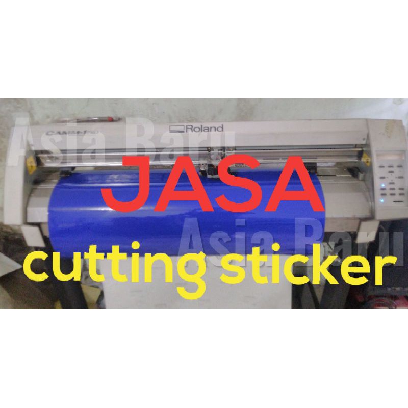 

Jasa cutting sticker/stiker nama